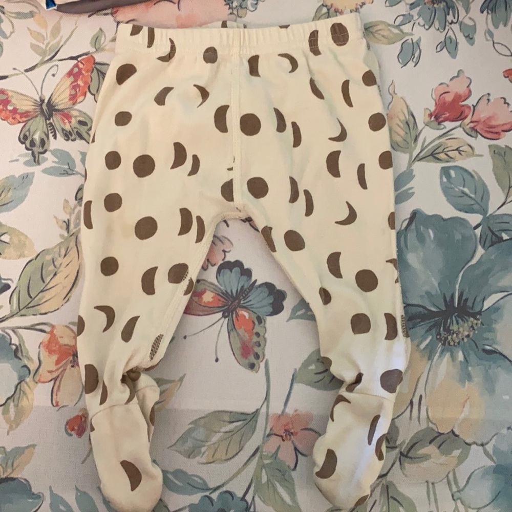 Like New Hanna Andersson Cotton Footie pants 3-6